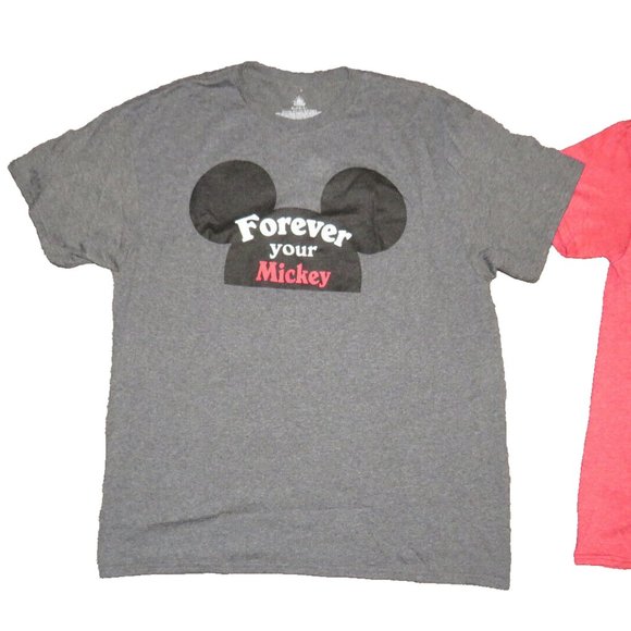 Disney Couples Set Forever Yours T-Shirts Minnie Size Small, Mickey Size Large - Picture 7 of 12